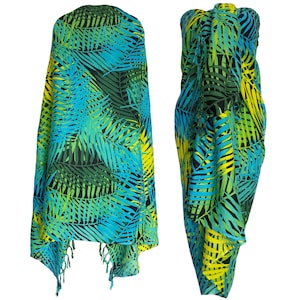 Sarong Beach Wraps from Bali - Fern & Floral Design