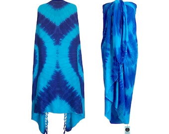 Sarong Beach Wraps from Bali - Tie Dye Design