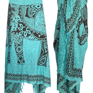 Sarong Beach Wraps from Bali - Elephant Design