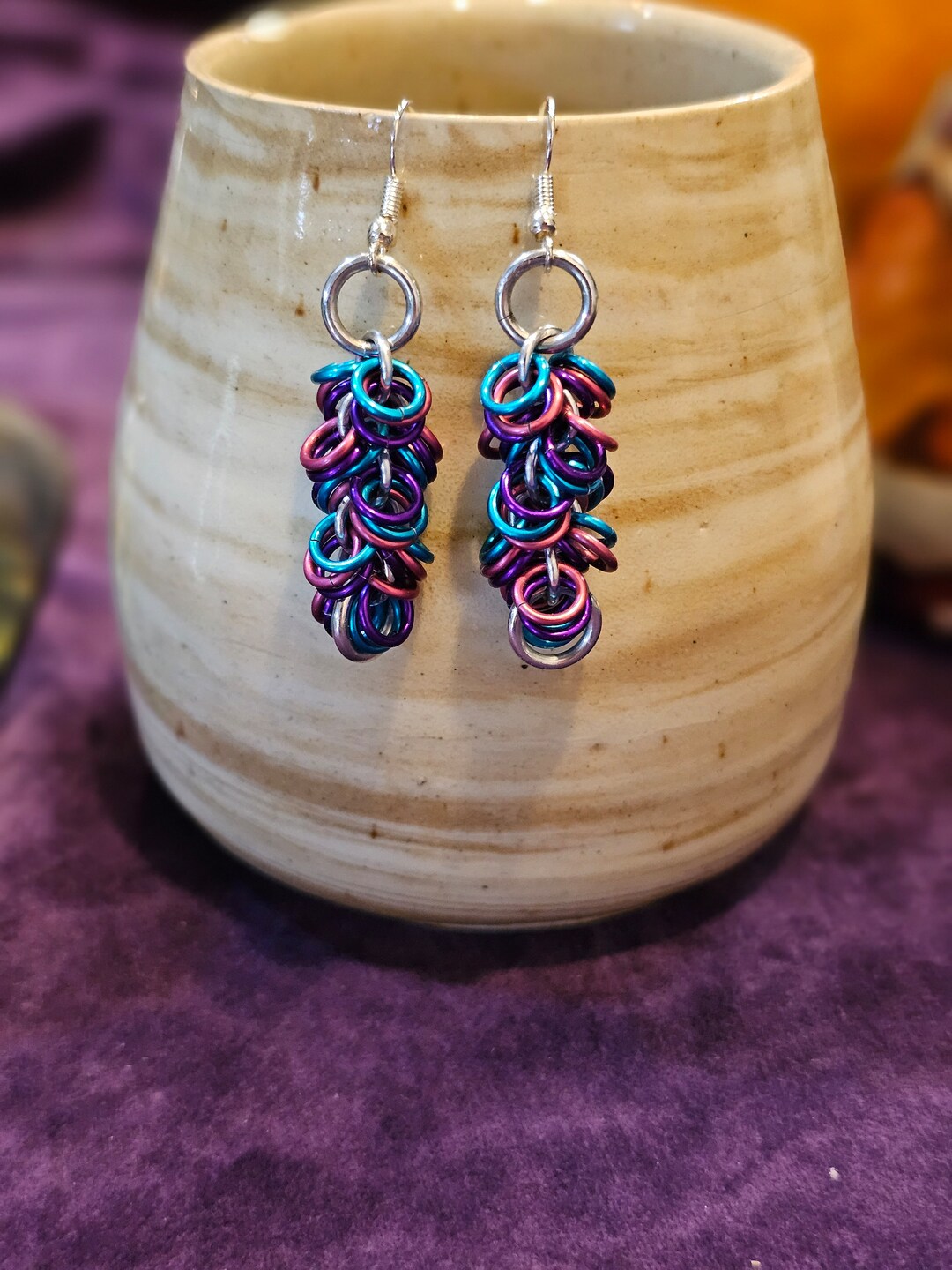 Cotton Candy Super Shaggy Loop Earrings - Etsy