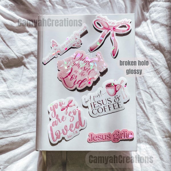 Pink Stickers - Etsy