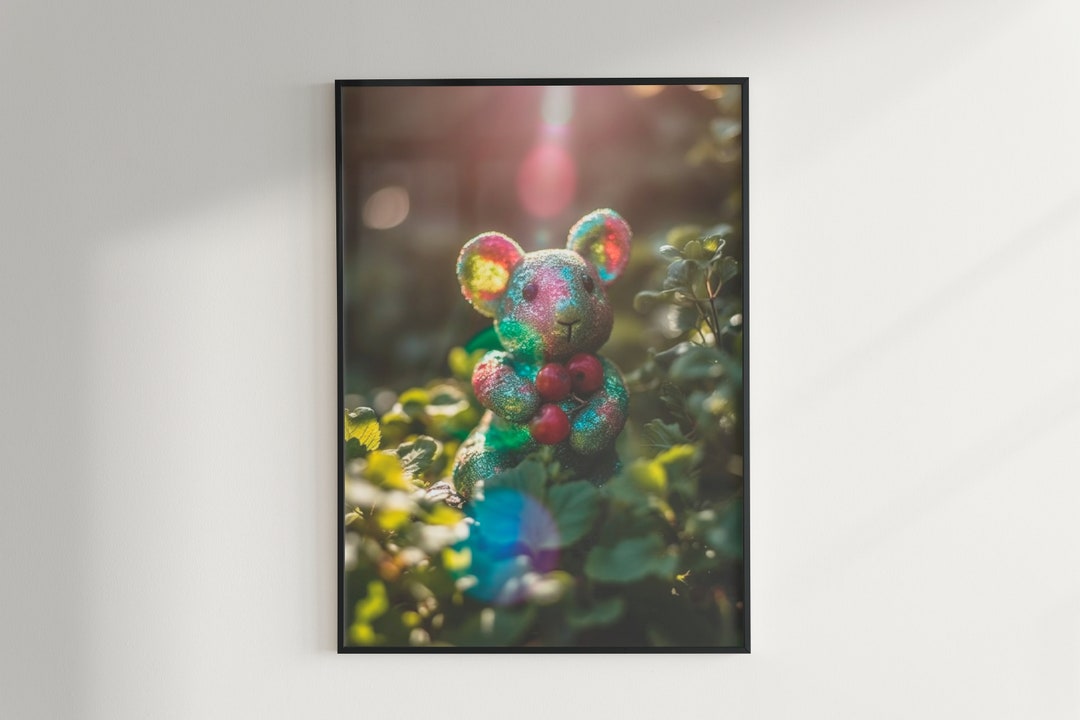 Shamrock Rabbit Shamrock Rabbit Digital Print | Rabbit Instant Download Printable Home ...