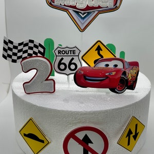 Cars theme Cake Topper - Cars Party Decor
