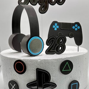 Game inspired theme Cake Topper - Game Party Decor