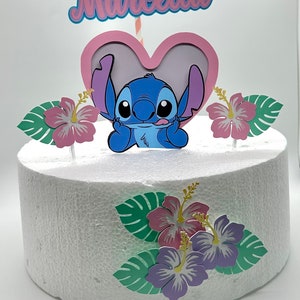 Stitch Cake Topper - Stitch Party Decor