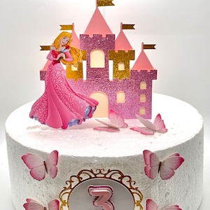 Prinzessin Aurora Cake Topper - Die schlafende Schönheit als Tortenstecker