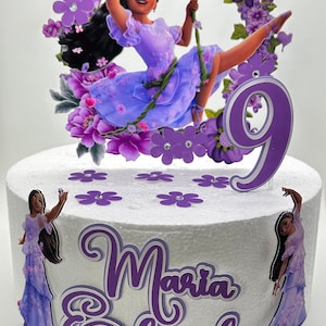 Isabella Encanto theme Cake Topper - Encanto Party Decor