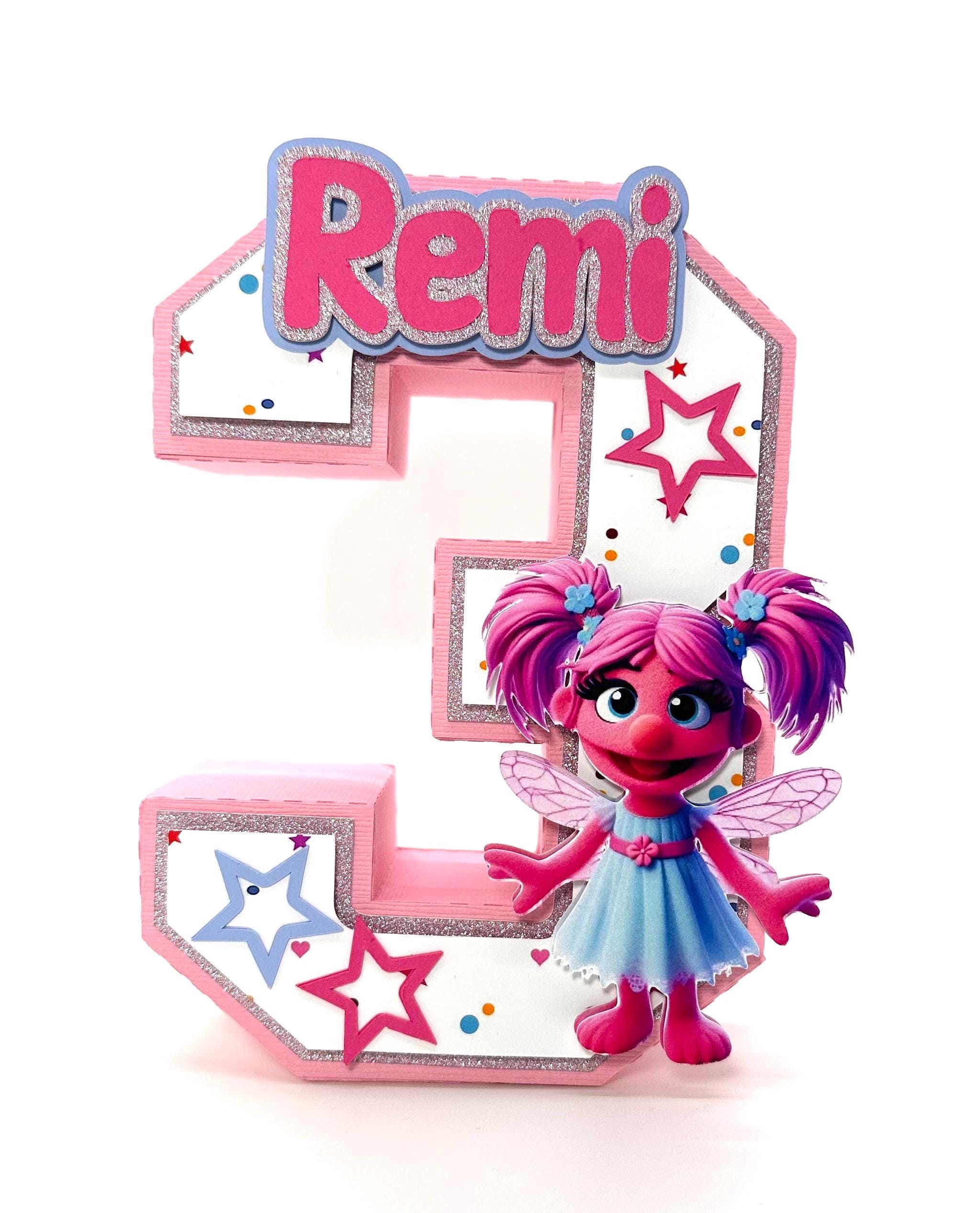 Abby Cadabby Theme 3D Letters and Numbers - Sesame Street - Abby ...