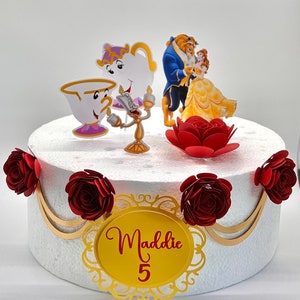 Belle Cake Topper - Die Schöne und das Biest