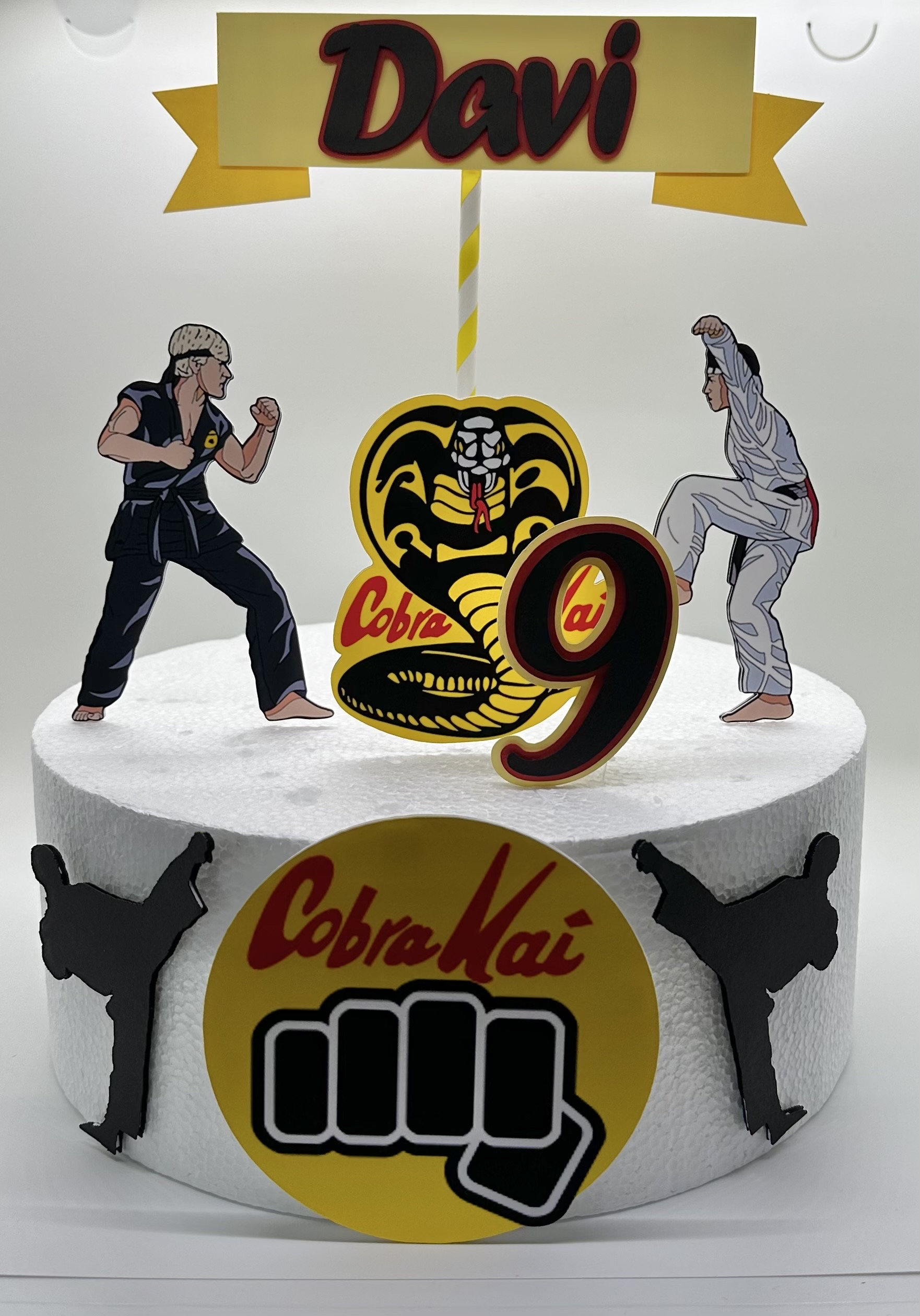 Ninja Kai theme Cake Topper - Cobra Party Decor