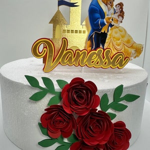 Belle Cake Topper - Die Schöne und das Biest