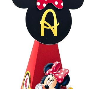 Minnie Mouse favor box - Minnie Mouse Pyramid Box - Minnie Mouse Party Decor