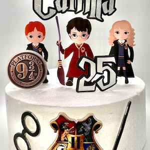 Wizard inspired theme Cake Topper - wizard Party Decor
