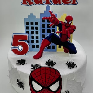 Spider theme Cake Topper - Spider Party Decor