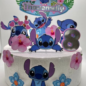 Stitch Cake Topper - Stitch Party Decor