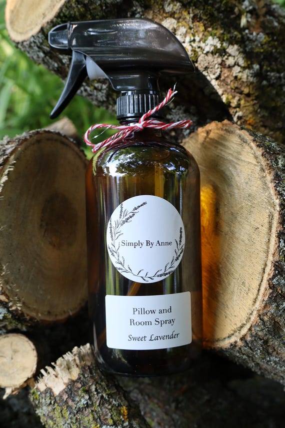 Pillow and Room Spray without Alcohol & Scented with Essential Oils | Natural Sleep, Stress Relief Aid | All Natural Home Vegan Fragrance