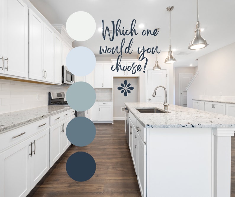 Coastal Blues Paint Palette, Benjamin Moore, Interior Paint Colors