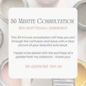 Paint Palette Consultation 30 minutes, Color Expert Virtual Consultation, Interior Design, Color Master, Home Stager, Expert Advice
