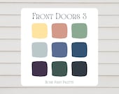 Front Door Paint Palette: Blue Nova Exterior Colors (PDF)