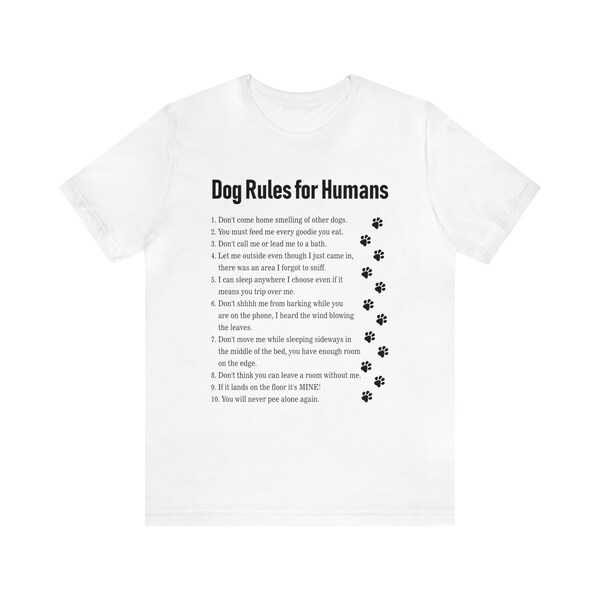Dog Rules for Humans Etsy