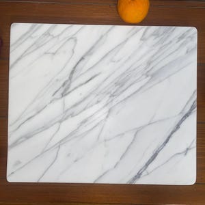 Handcrafted Marble Serving Board – Perfect for Cheese, Charcuterie, and More!