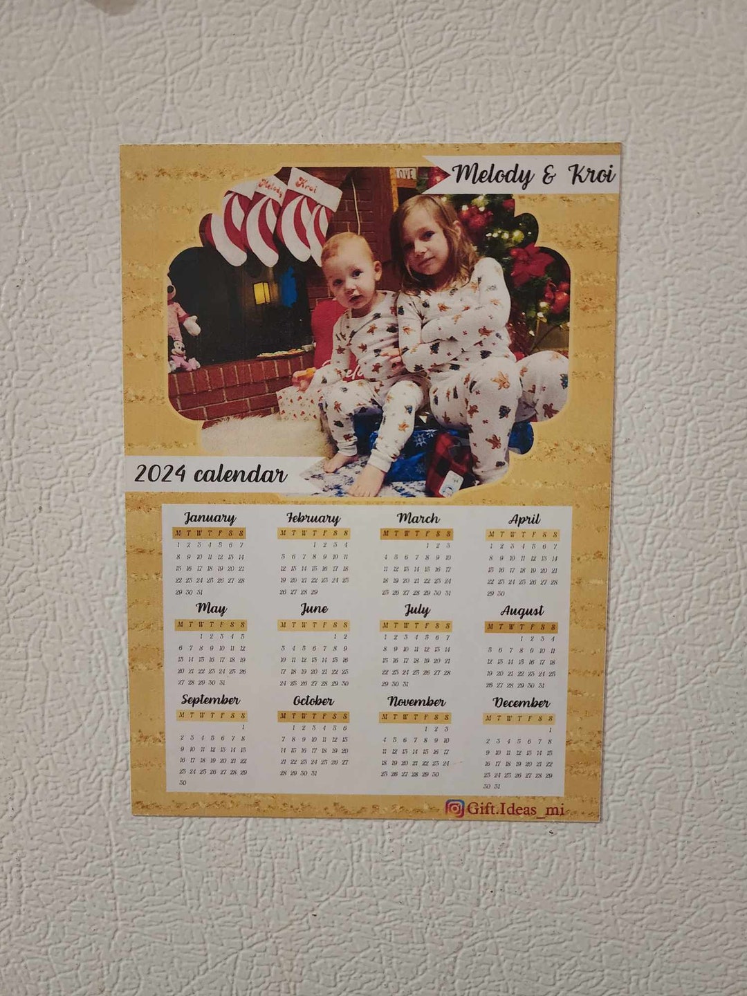 Magnetic Calendar Fridge Magnet Calendar Fridge Calendar Etsy Magnetic Calendar Fridge Magnet Calendar Fridge Calendar Etsy