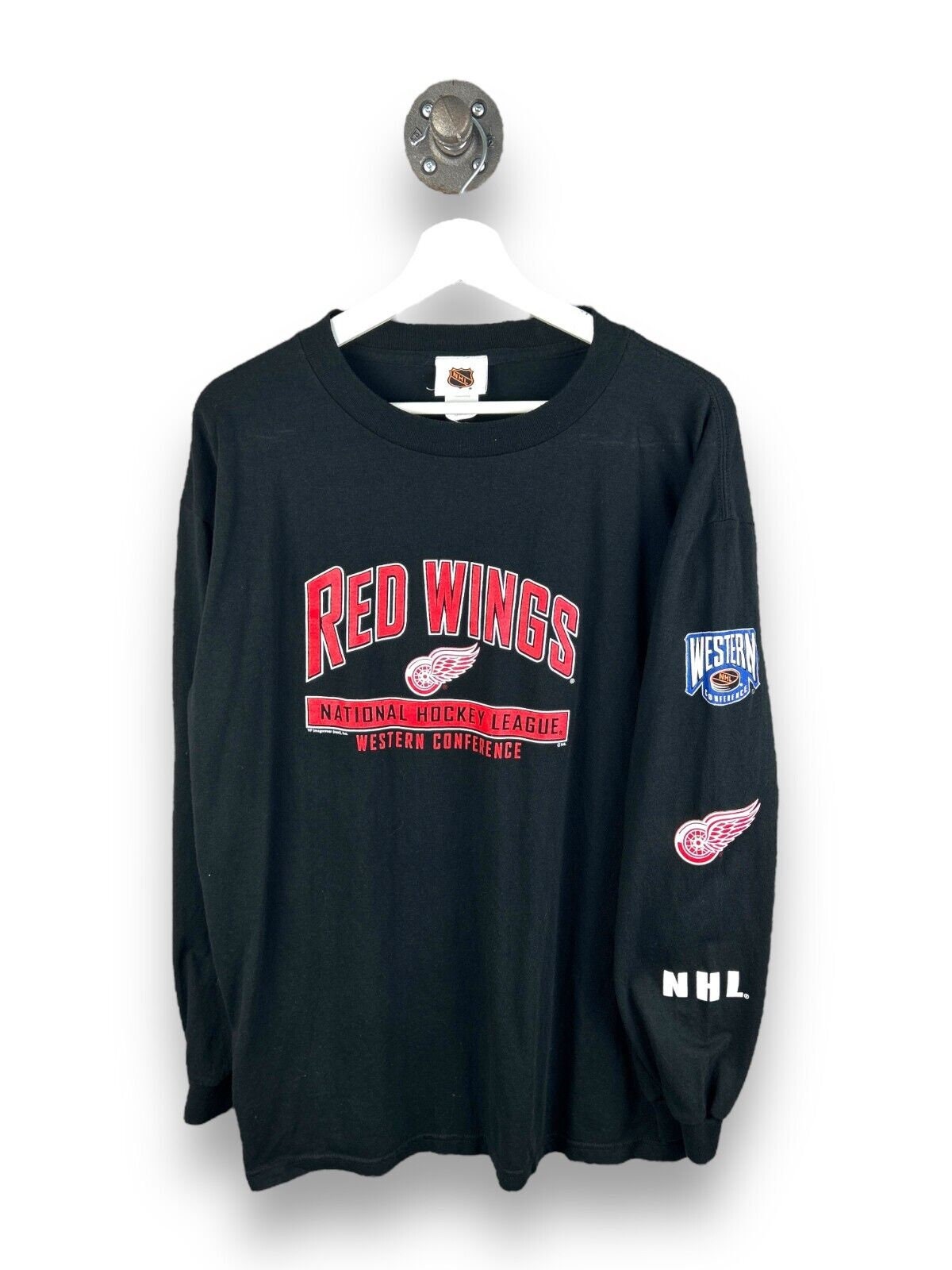 Detroit Red Wings Long Sleeve T-Shirt - Vintage Detroit Collection