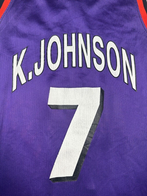 Vintage 90s Kevin Johnson #7 Phoenix Suns NBA Cha… - image 4