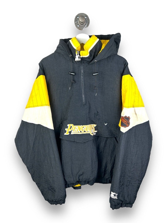 Vintage Pittsburgh Penguins Puffer Starter Jacket Size XL