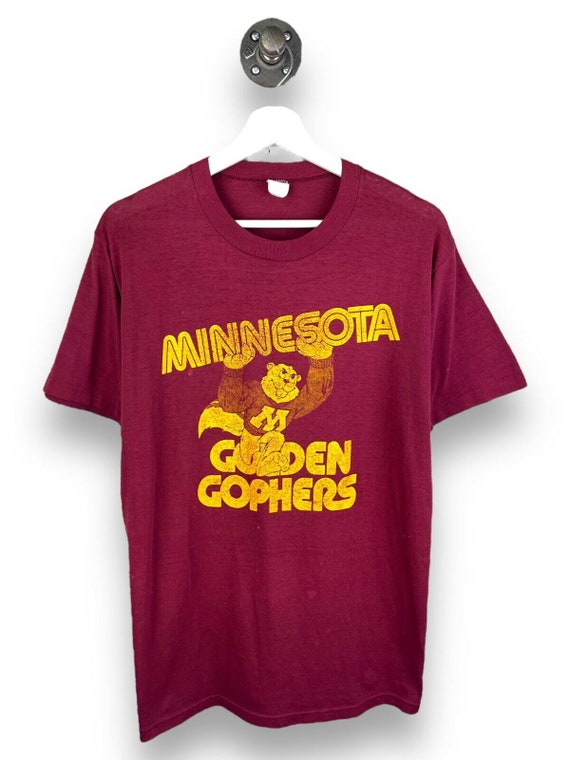 Vintage 80s Minnesota Golden Gophers Big Graphic … - image 1