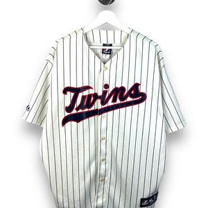 Mlb Minnesota Twins Men's Button-down Jersey : Target