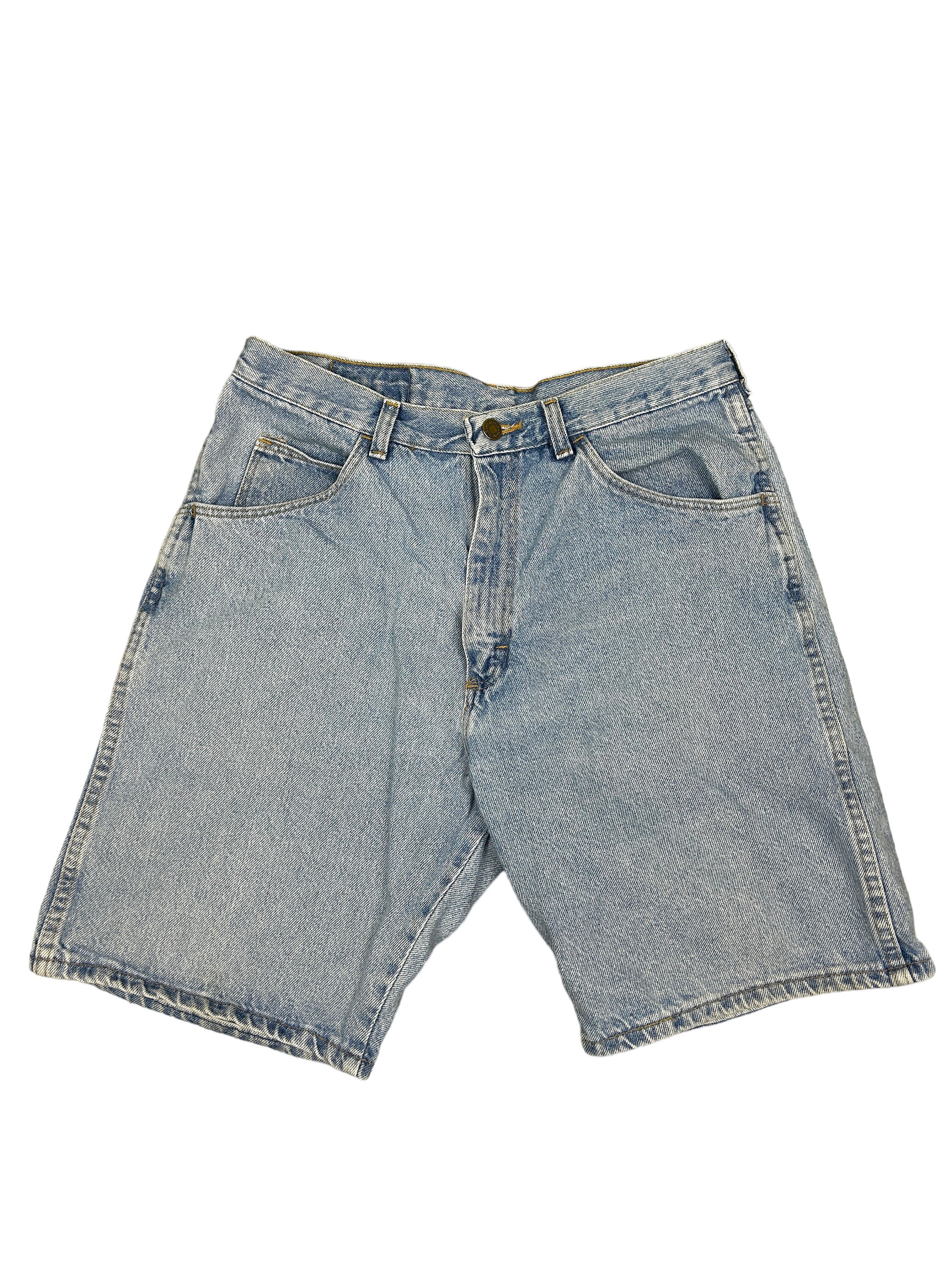 Vintage Levis SilverTab Jean Shorts Mens 31 Loose Fit Pleated Jorts 90s USA