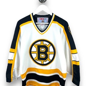 Vintage 90s Starter 3rd BOSTON BRUINS Pooh Bear Youth NHL Team Hockey  JERSEY S/M