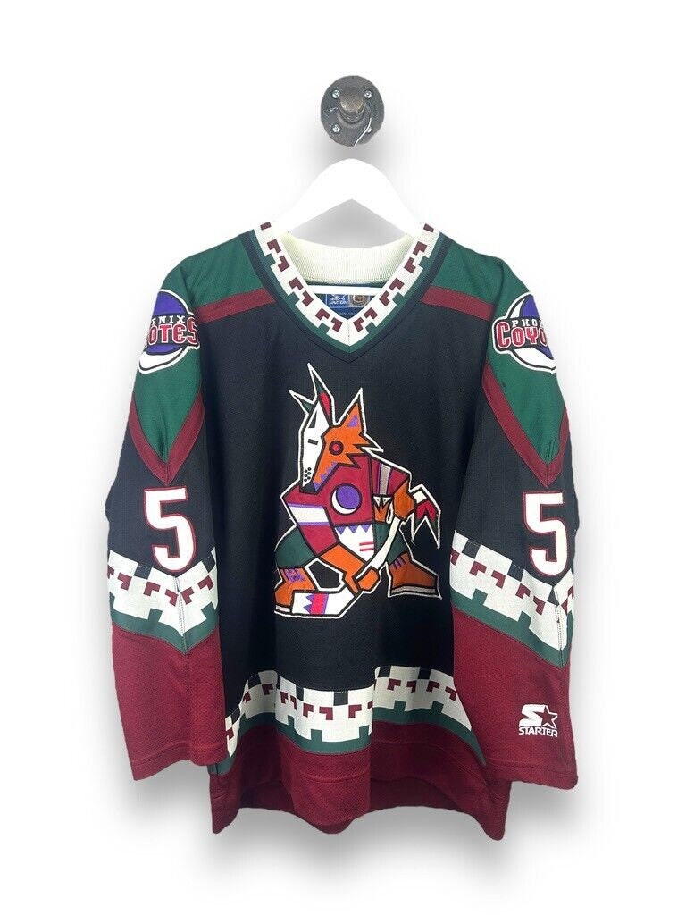 Youth Vintage Starter NHL Phoenix Coyotes Jersey 90s Stitched Sewn Size  Small S