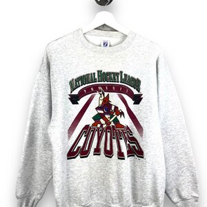 Phoenix Coyotes NHL Hockey Hoodie Sweatshirt Men's Medium Faded Distressed  Red