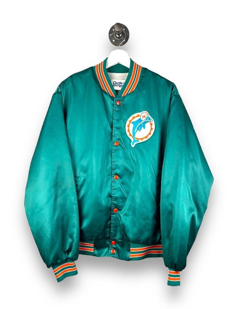Vintage 1990s Miami Dolphins NFL Starter Pro Line Quarter Zip Puffer J –  LOST BOYS VINTAGE