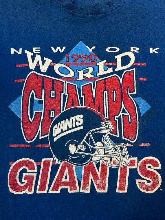 Vintage 1990 New York Giants Super Bowl Champs NF… - image 5