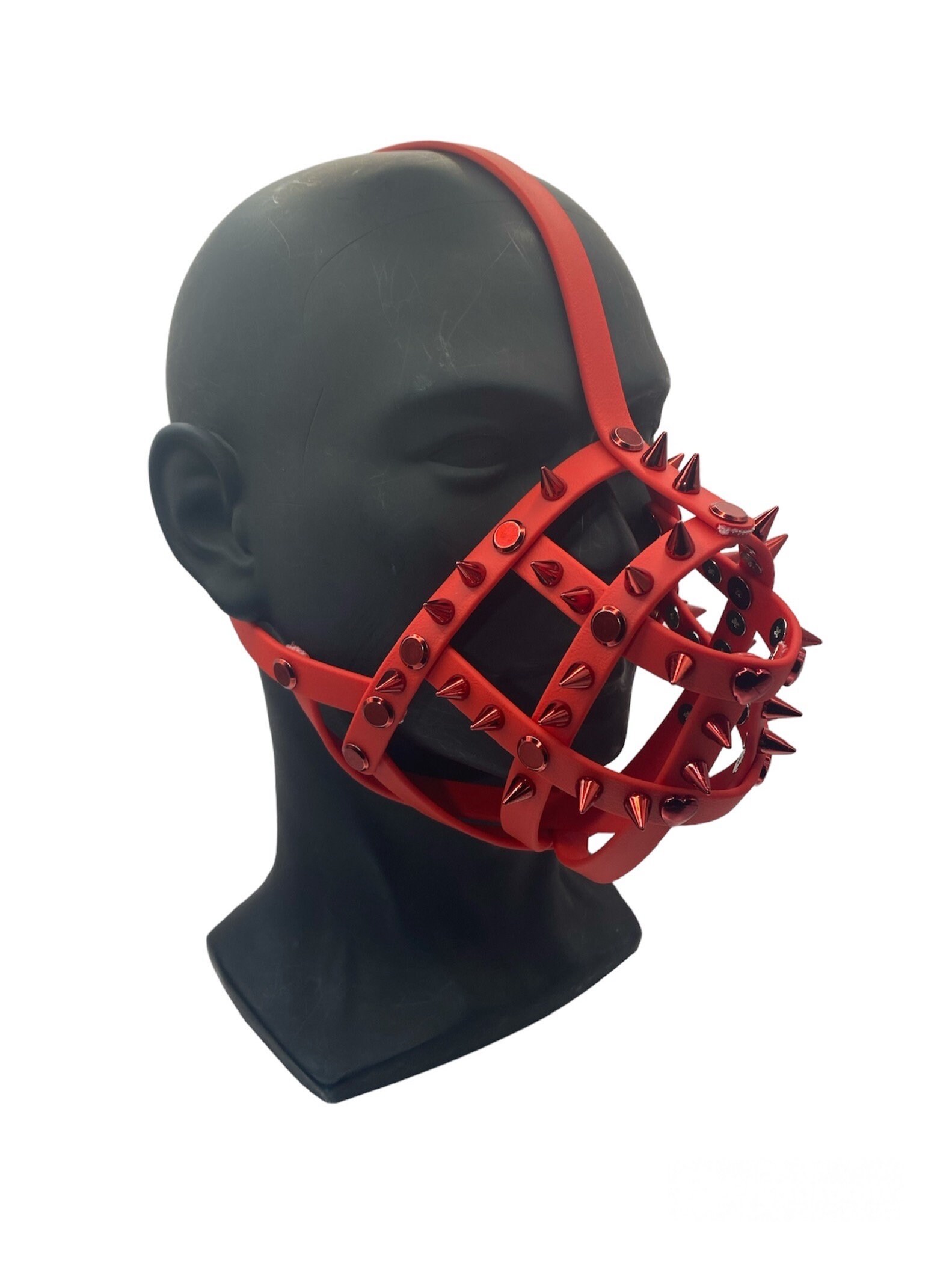 個人装備 Blood-sucking spiked mask Steam Punk Mask Skull Spikes Respirator Cyber Gothic Party