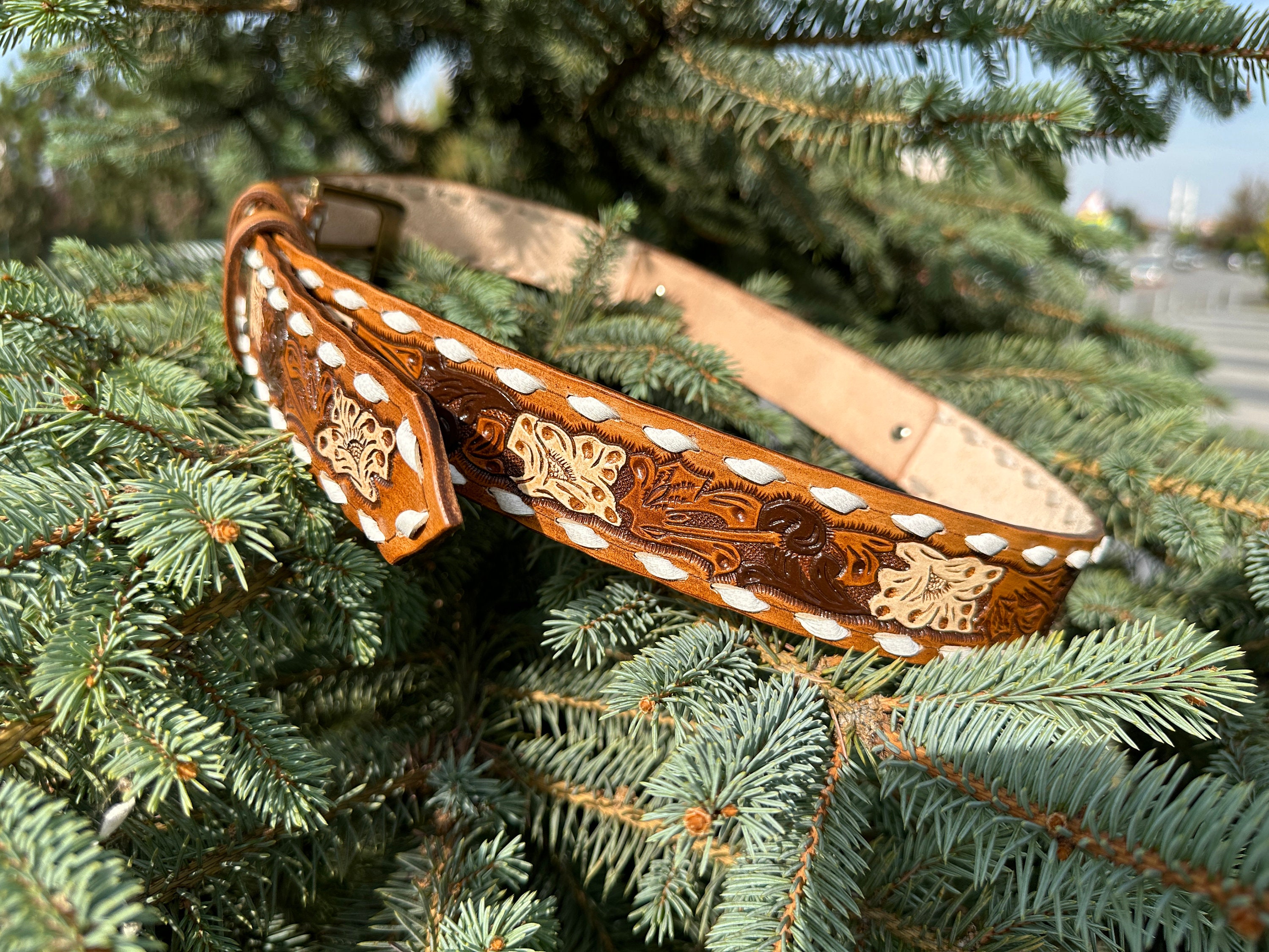 personalized western belts
