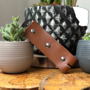 Ever-Fit Benutzerdefinierte Leder Taille Gürtelverlängerer, Veg Tan Ledergürtel Größenversteller, Vollnarbenledergürtelzubehör, Gürtelverlängerer