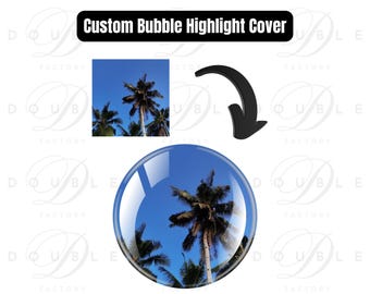 Custom Bubble Cover ~ Instagram Highlight Covers, Instagram Story, Personalized Highlight Icon