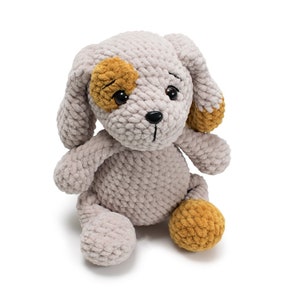 Crochet PATTERN dog, Amigurumi tutorial PDF in English, crochet puppy crochet pattern PDF Christmas gift Baby shower dog crochet pattern