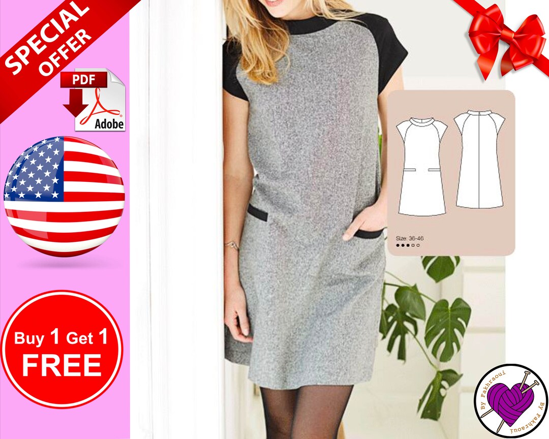 Knitted Dress, Slip Dress Sewing Pattern Bodycon Dress Pattern Shirt