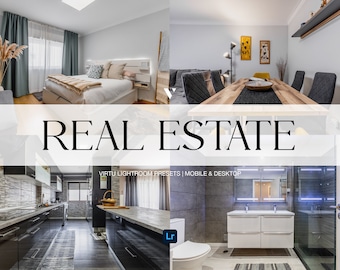Real Estate Lightroom Presets: Bright Indoor Photography (Mobile & Desktop)