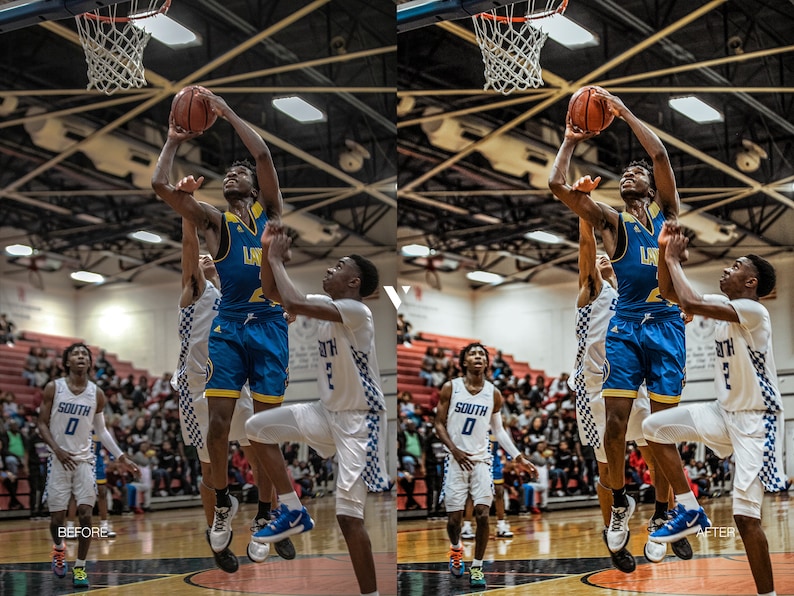 16 BASKETBALL Lightroom Mobile & Desktop Presets Lightroom Presets