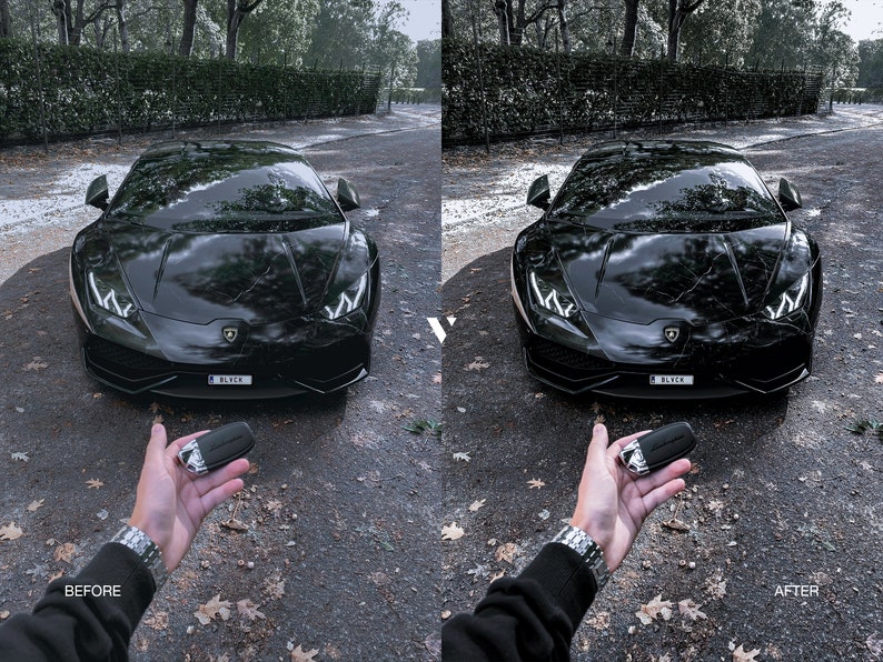 Förinställningar för bilar i Lightroom: Stämningsfull bilfotografering (mobil och dator) bild 6