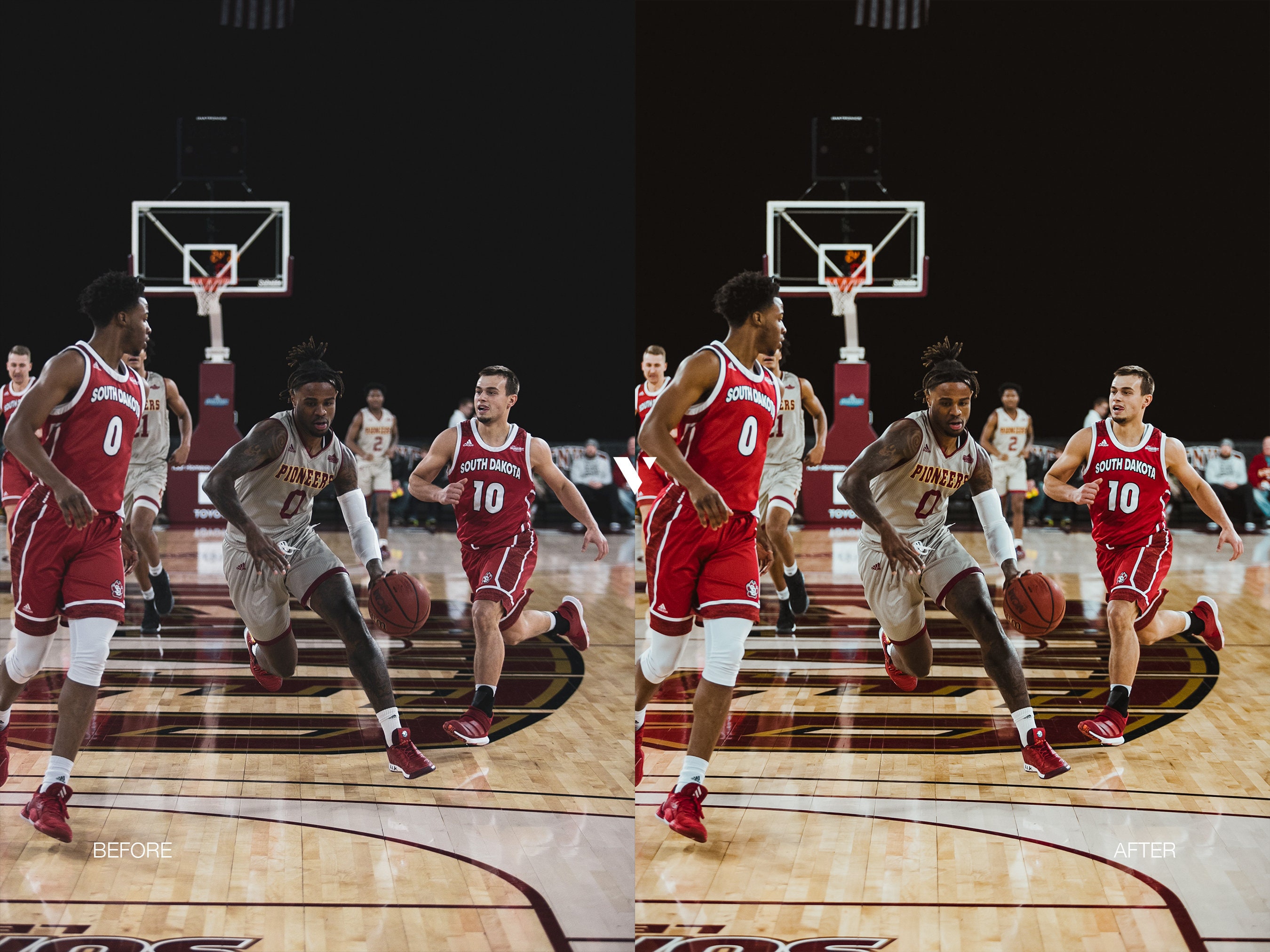 16 BASKETBALL Lightroom Mobile & Desktop Presets Lightroom - Etsy