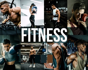 Fitness Lightroom Presets | Gym, Sports, Body Toning (Mobile & Desktop)