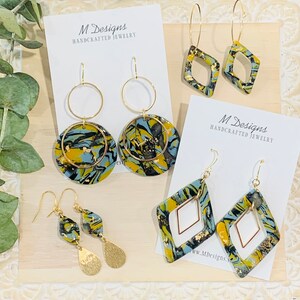 Pendientes colgantes de arcilla