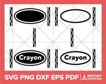 Crayon SVG, Crayon Wrapper PNG, Crayon Costume DXF, Crayon Shirt Svg, Crayon Cricut Silhouette Cut File